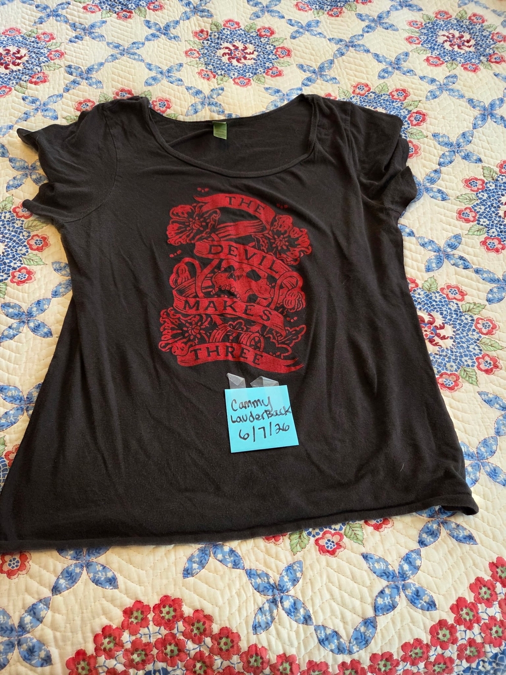 Devil Makes Three Shirt from 2012 Tour